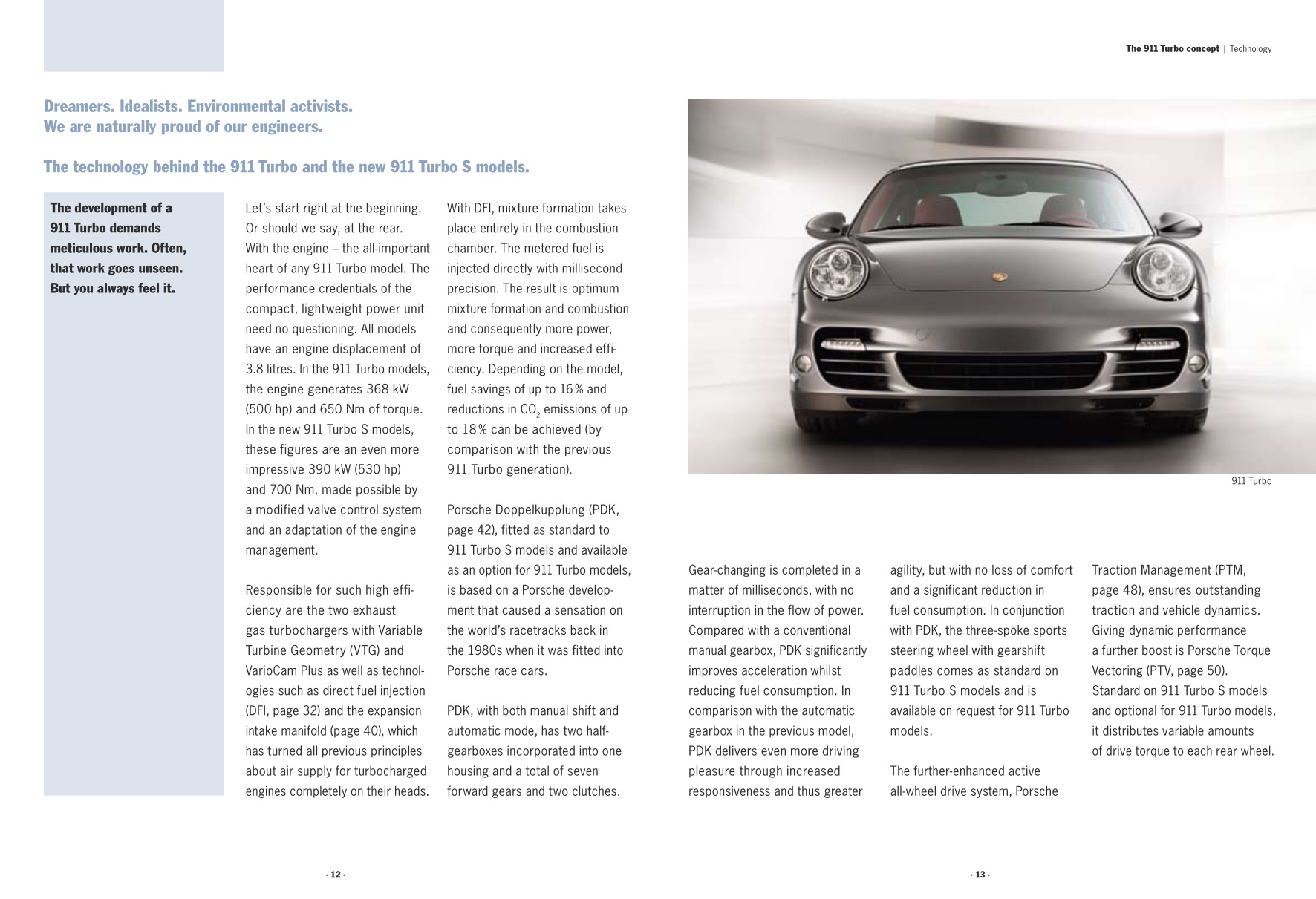 2010 Porsche 911 Turbo Brochure Page 53
